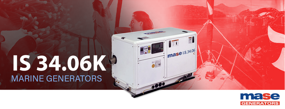 MASE GENERATORS - INTERCOOLER IS 34.06 K - 34 KW - 60Hz - 1800 RPM IS-34-06K- MAIN